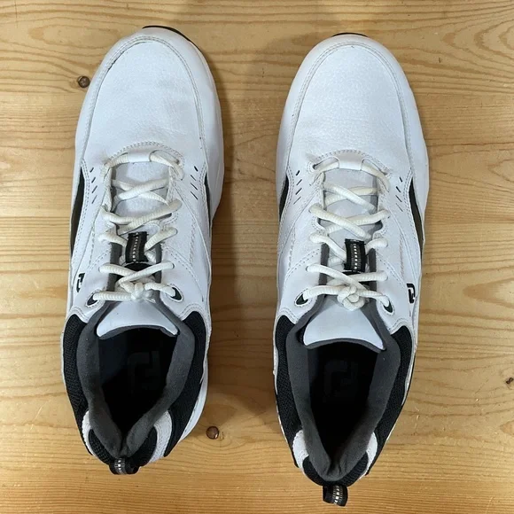 FootJoy Golf Specialty Golf Sneakers Shoes 56722Men’s 11.5 WIDE White Black